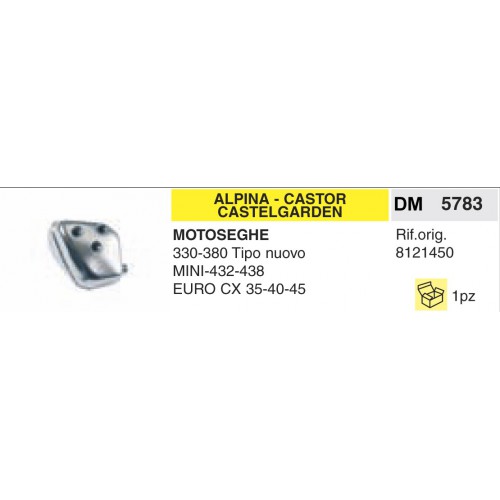 Marmitta Motoseghe Alpina Castor Castelgarden 330-380 MINI-432-438 EU