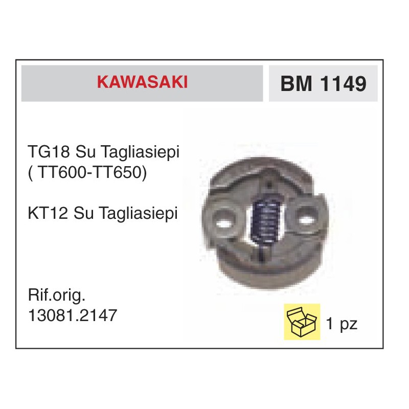 Frizione Tagliasiepi Kawasaki TG18 Su Tagliasiepi TT600-TT650 KT12