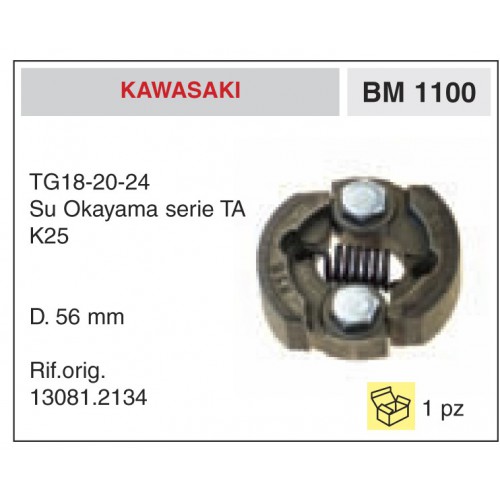 Frizione Decespugliatori Kawasaki TG18-20-24 Su Okayama serie TA K25