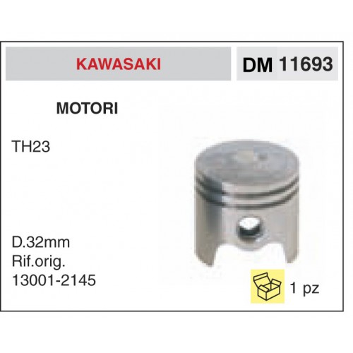 Pistone e Segmenti Motori Kawasaki TH23