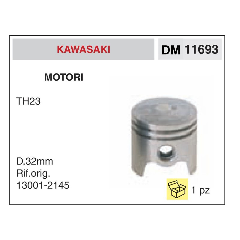 Pistone e Segmenti Motori Kawasaki TH23