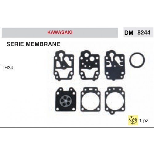 Kit Membrana Carburatore Motosega Kawasaki TH34