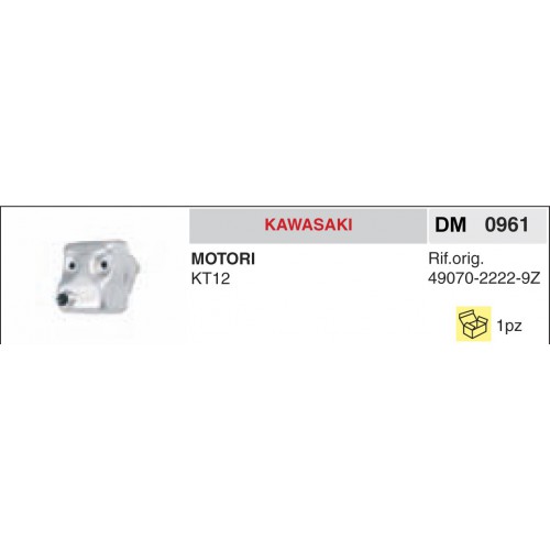 Marmitta Motori Kawasaki KT12