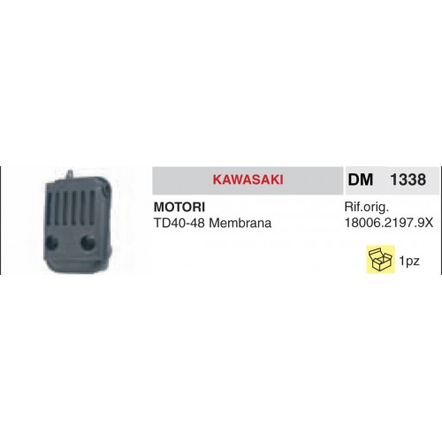 Marmitta Motori Kawasaki TD40-48 Membrana