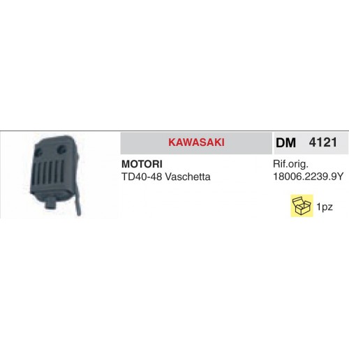 Marmitta Motori Kawasaki TD40-48 Vaschetta