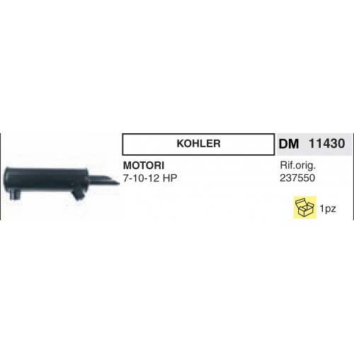 Marmitta Motori Kohler 7-10-12 HP