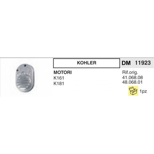 Marmitta Motori Kohler K161 K181