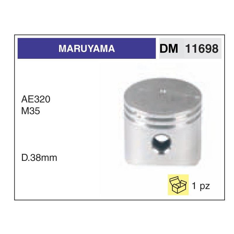 Pistone e Segmenti Maruyama AE320 M35