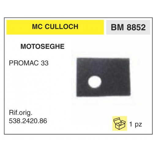 Filtro Aria Motoseghe McCulloch PROMAC 33