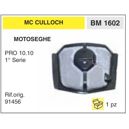 Filtro Aria Motoseghe McCulloch PRO 10.10 1_ Serie