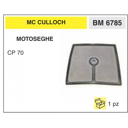 Filtro Aria Motoseghe McCulloch CP 70