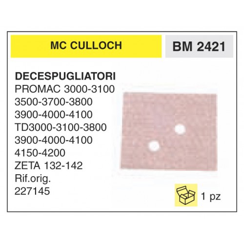 Filtro Aria Decespugliatori McCulloch PROMAC 3000-3100 3500-3700-3800 3900-4000