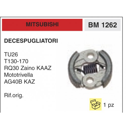 Frizione Decespugliatori Mitsubishi TU26 T130-170 RQ30 Zaino KAAZ AG40B KAZ