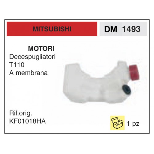 Serbatoio Benzina Mitsubishi Motori Decespugliatori T110 A membrana