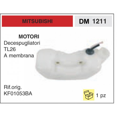 Serbatoio Benzina Mitsubishi Motori Decespugliatori TL26 A membrana