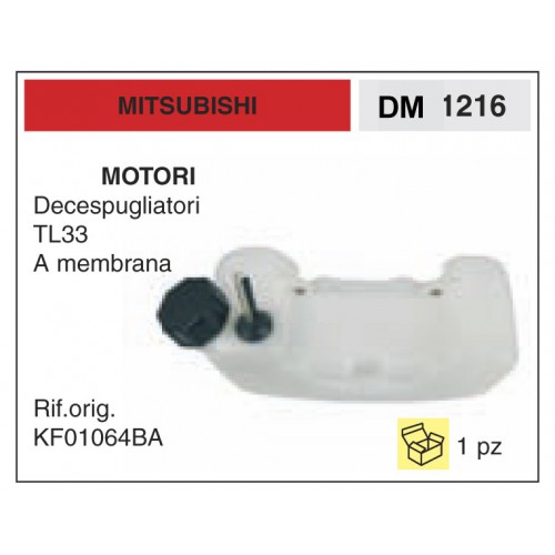 Serbatoio Benzina Mitsubishi Motori Decespugliatori TL33 A membrana