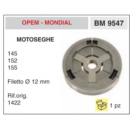 Frizione Motoseghe OPEM MONDIAL 145 152 155 Filetto _ 12 mm