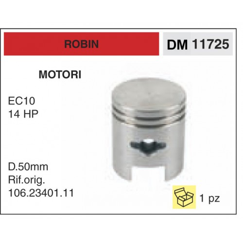 Pistone e Segmenti Motori Robin EC10