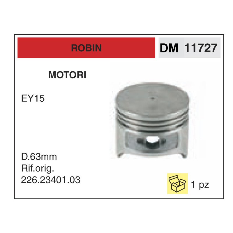 Pistone e Segmenti Motori Robin EY15