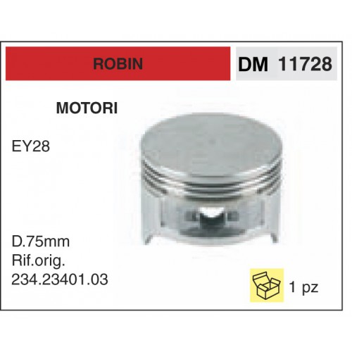 Pistone e Segmenti Motori Robin EY28