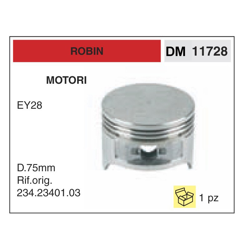 Pistone e Segmenti Motori Robin EY28