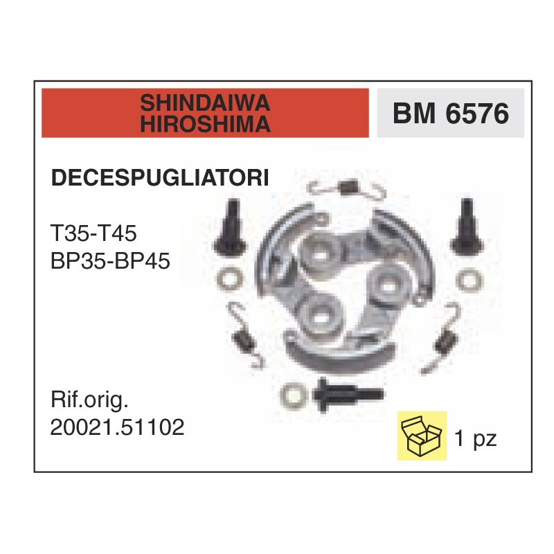 Frizione Decespugliatori SHINDAIWA HIROSHIMA T35-T45 BP35-BP45