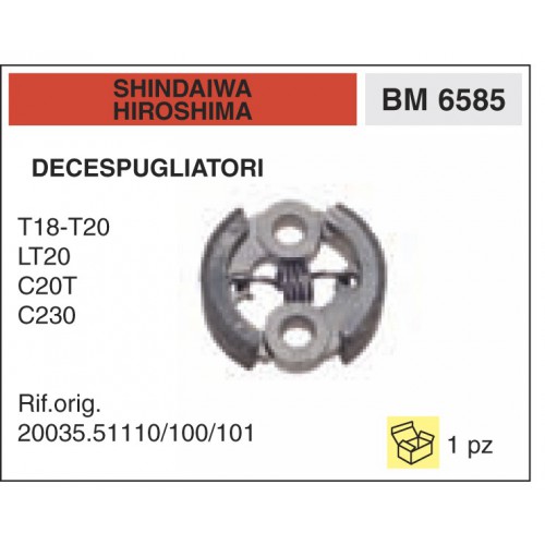 Frizione Decespugliatori SHINDAIWA HIROSHIMA T18-T20 LT20 C20T C230