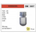 Filtro Benzina Shindaiwa T20 - 25 C25 - 35 B45 LT20 HT20 C20