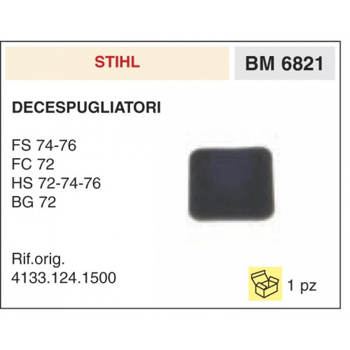 Filtro Aria Decespugliatori Stihl FS 74-76 FC 72 HS 72-74-76 BG 72