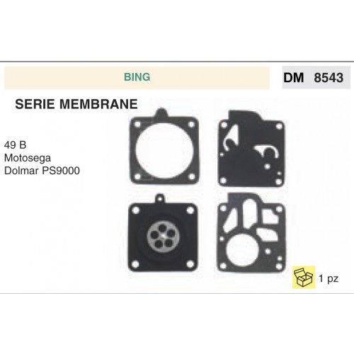 Kit Membrana Carburatore Motosega Bing 49 B Dolmar PS9000