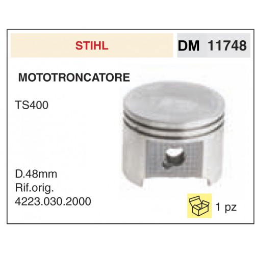 Pistone e Segmenti Mototroncatore Stihl TS400