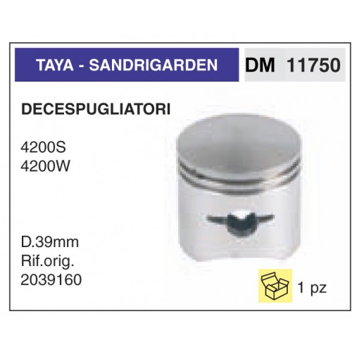 Pistone e Segmenti Decespugliatori Taya Sandrigarden 4200S 4200W