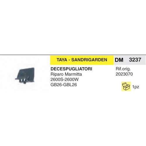 Marmitta Decespugliatori Taia Sandrigarden Riparo Marmitta 2600S-2600W GB26-GBL2