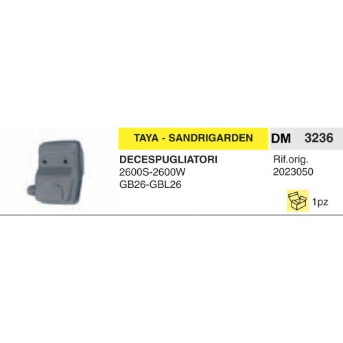Marmitta Decespugliatori Taia Sandrigarden 2600S-2600W GB26-GBL26