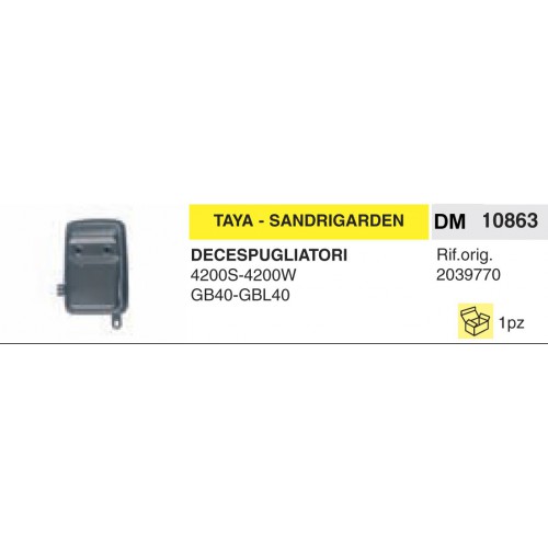 Marmitta Decespugliatori Taia Sandrigarden 4200S-4200W GB40-GBL40