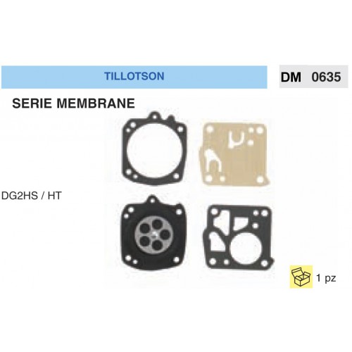 Kit Membrana Carburatore Motosega Tillotson DG2HS / HT