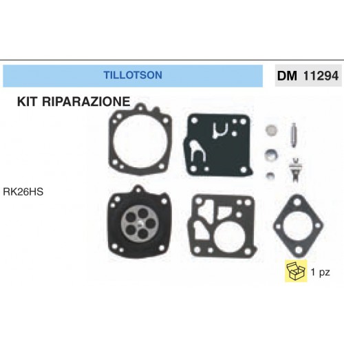 Kit Membrana Riparazione Carburatore Motosega Tillotson RK26HS