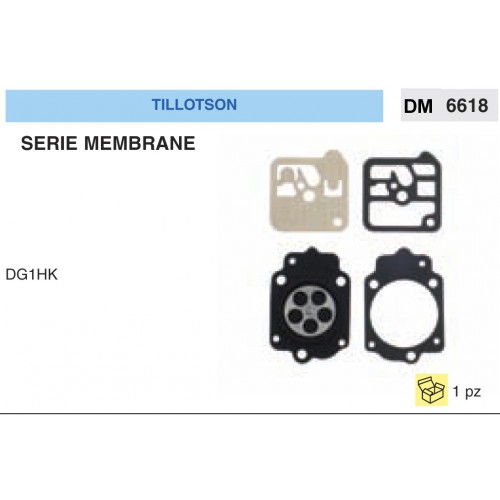 Kit Membrana Carburatore Motosega Tillotson DG1HK