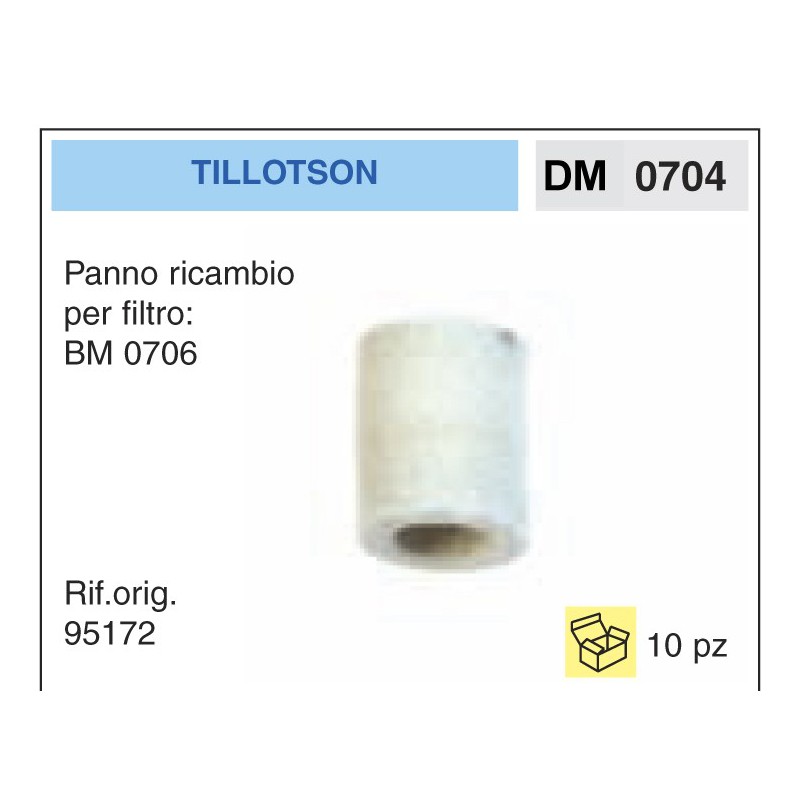 Filtro Benzina Tillotson Panno ricambio Filtro BM 0706