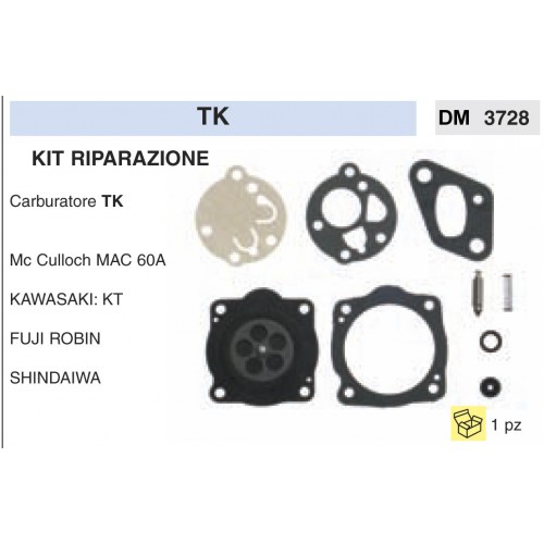 Kit Membrana Riparazione Carburatore Motosega TK