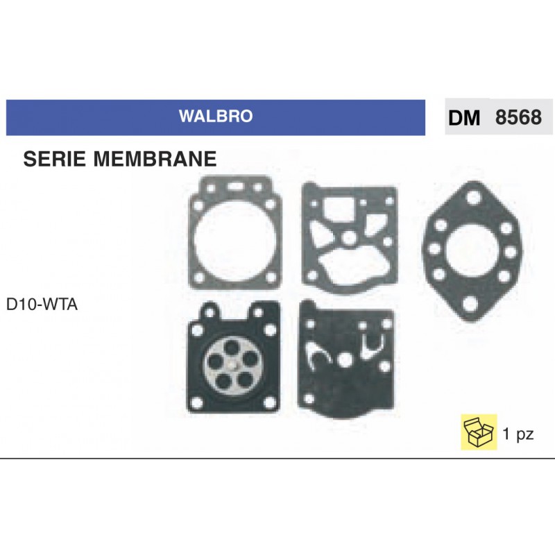 Kit Membrana Carburatore Motosega Walbro D10-WTA