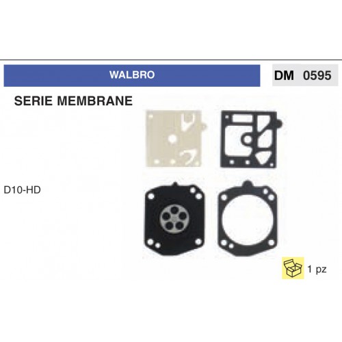 Kit Membrana Carburatore Motosega Walbro D10-HD