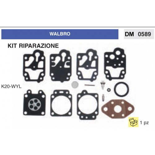 Kit Membrana Riparazione Carburatore Motosega Walbro K20-WYL