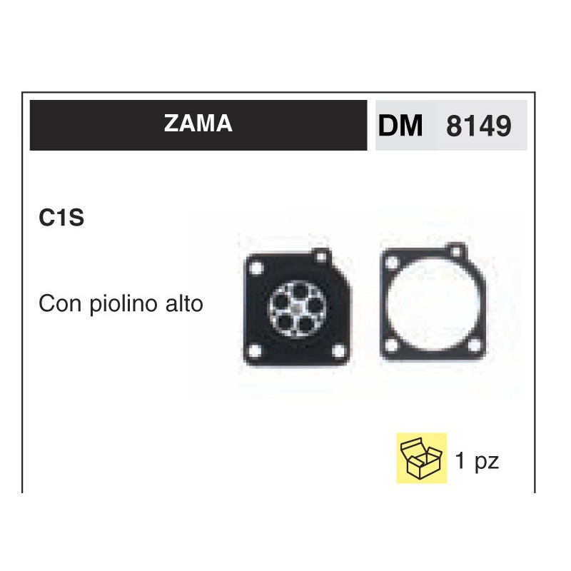 Kit Membrana Carburatore Zama C1S Con piolino alto