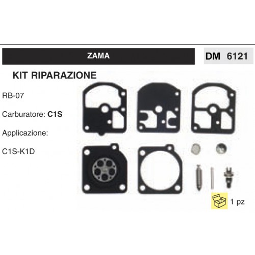 Kit Membrana Riparazione Carburatore Motosega Zama C1S RB-07