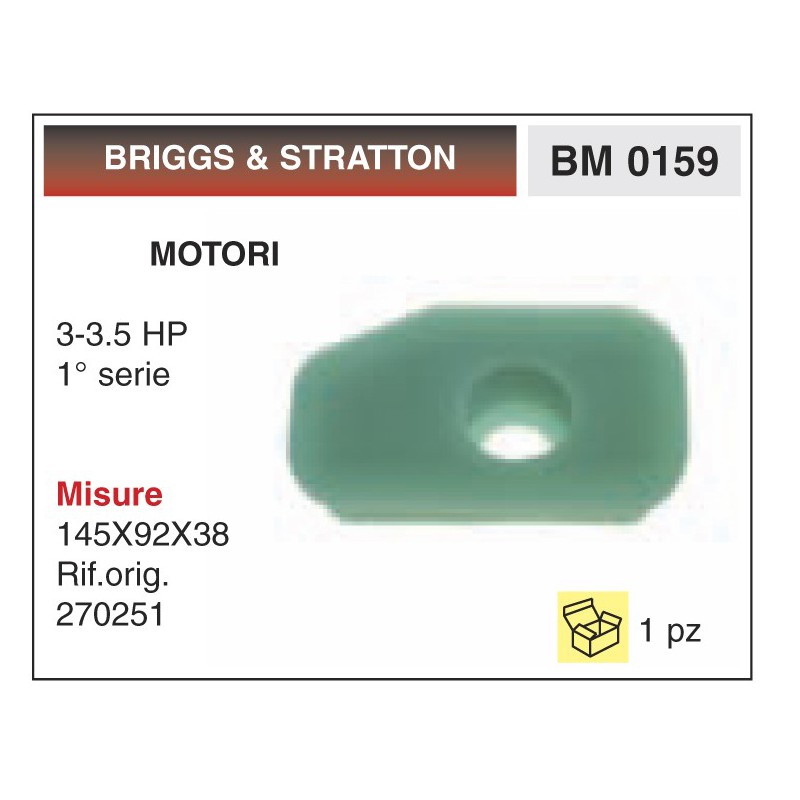 Filtro Aria Motori BRIGGS & STRATTON 3-3.5 HP 1_ serie