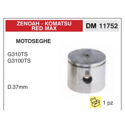 Pistone e Segmenti Motoseghe Zenoah Komatsu Red Max G310TS G3100TS