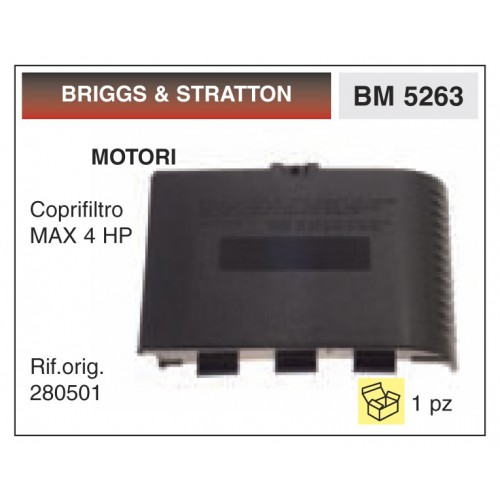 Filtro Aria Motori BRIGGS & STRATTON Coprifiltro MAX 4 HP