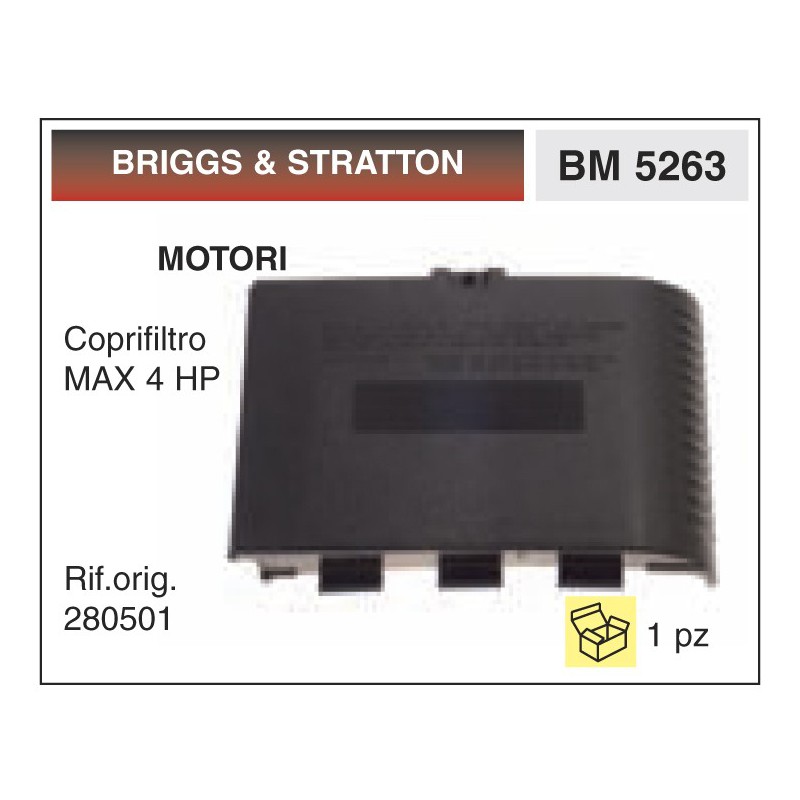 Filtro Aria Motori BRIGGS & STRATTON Coprifiltro MAX 4 HP