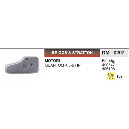 Marmitta Motori Briggs Stratton QUANTUM 4.5-5 HP